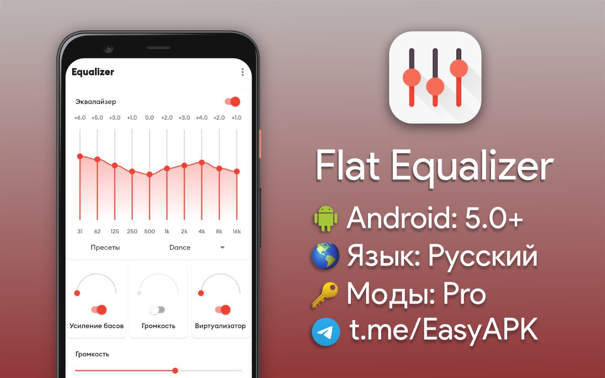 Эквалайзер Flat.