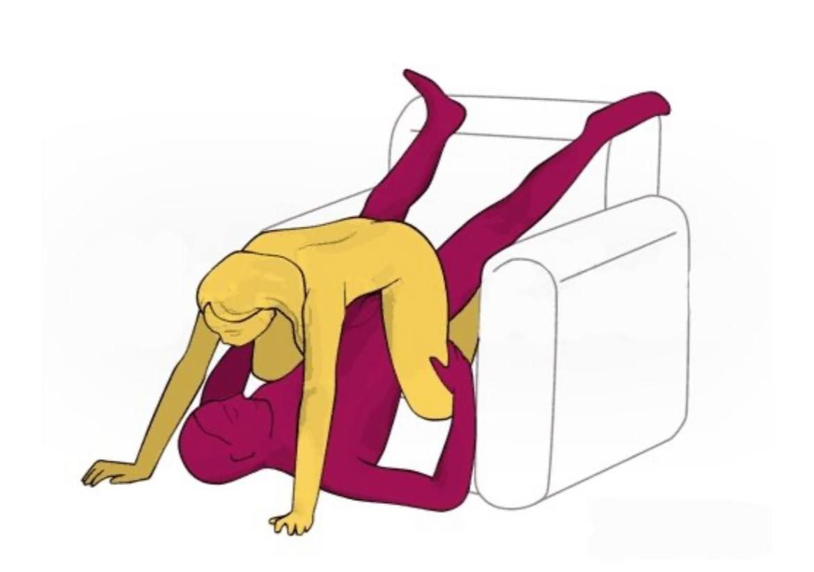 Froggy style sex position