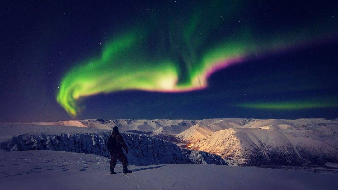 Печенга Северное сияние