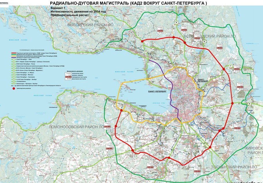 One of the possible scenarios is that the autobahn will be laid along the contou