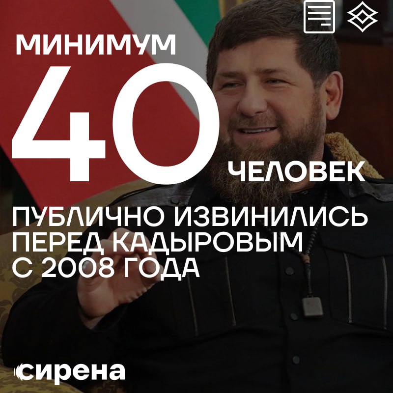 Извинения перед кадыровым