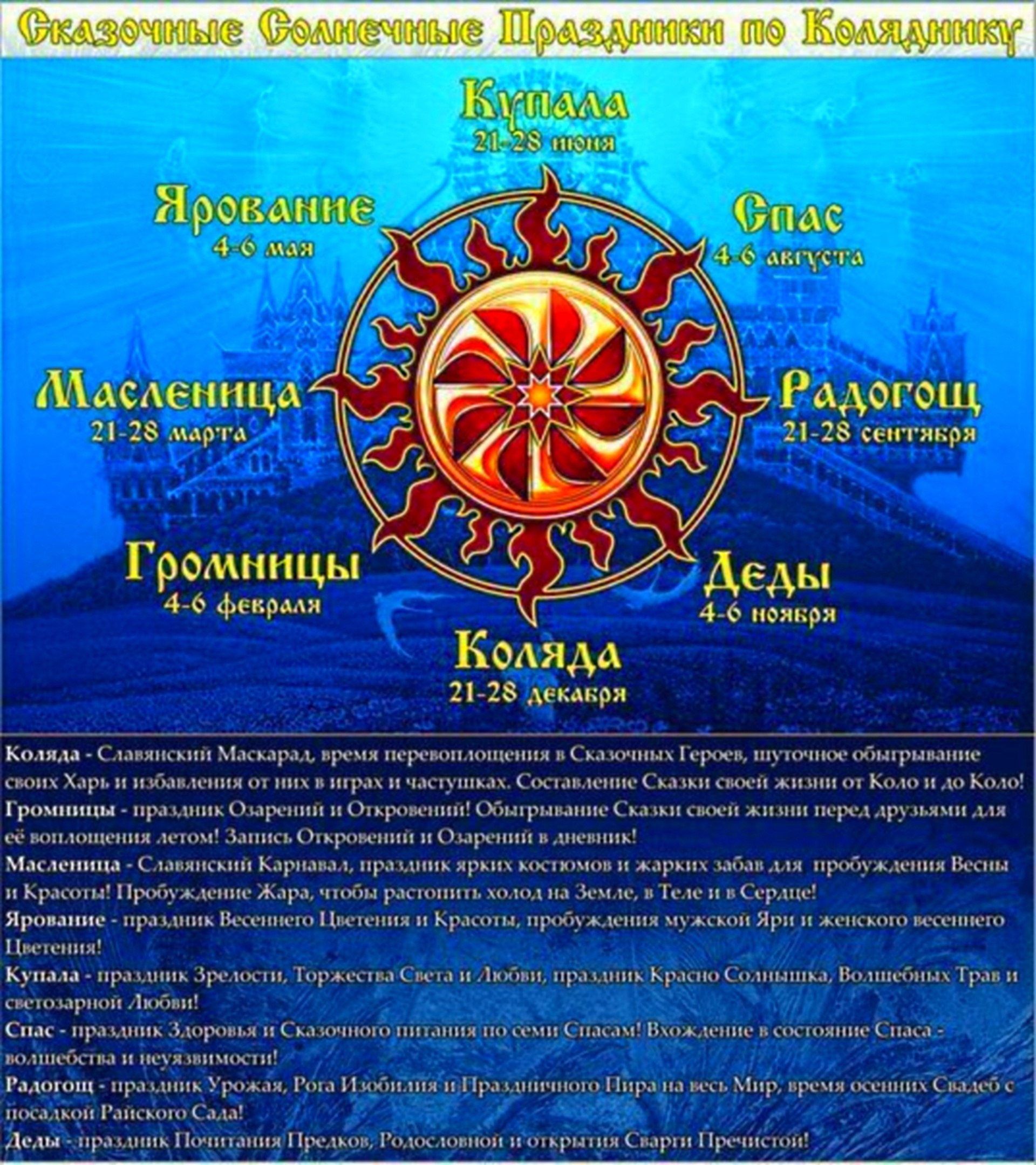 Славянский Календарь На 2025 Год Купить