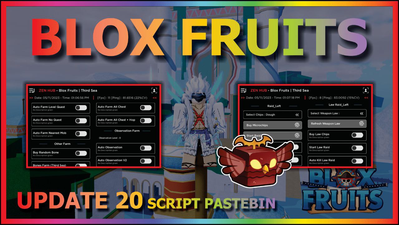 Blox Fruits Script - AutoFarm, Fruit Notifier & More (Working) #1